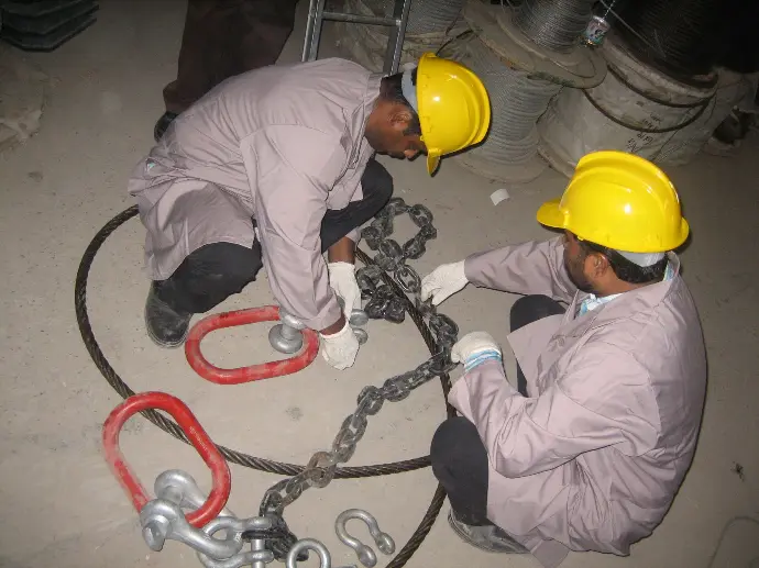 Wire Rope Crimping and Chain Sling Construction